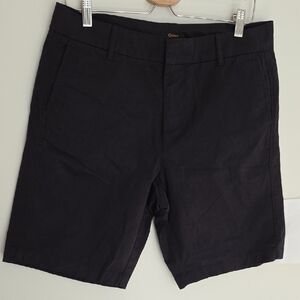 Quince Organic Cotton Chino Navy Shorts Sz 12 NWOT